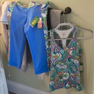 Lily Pulitzer work out set